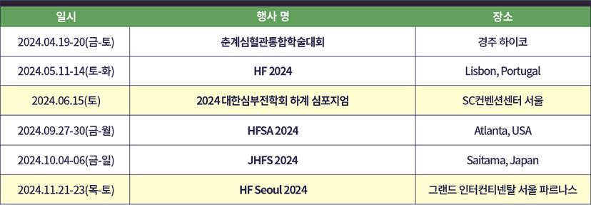 2024년 주요 일정 모아보기