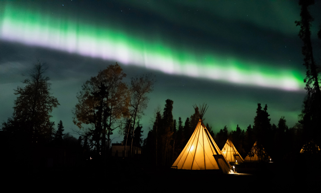 오로라를 찾아서: 옐로우나이프의 밤